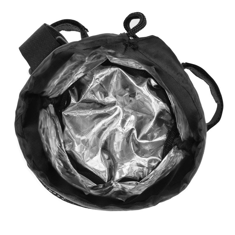 Cycling Water Bottle Bag Mountain Folding Bicycle Handlebar Insulation Water Bottle Bag Mobile Phone Bag