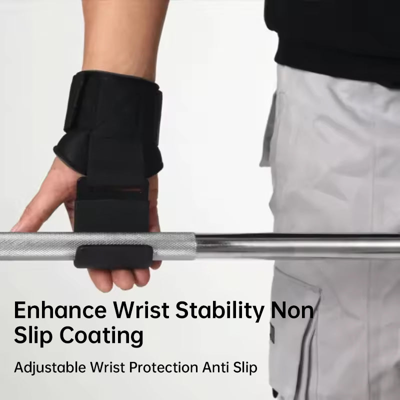 2PCS Power Hooks: Non - Slip Wrist Straps, Ideal for Gym, Pull - Ups, Powerlifting.