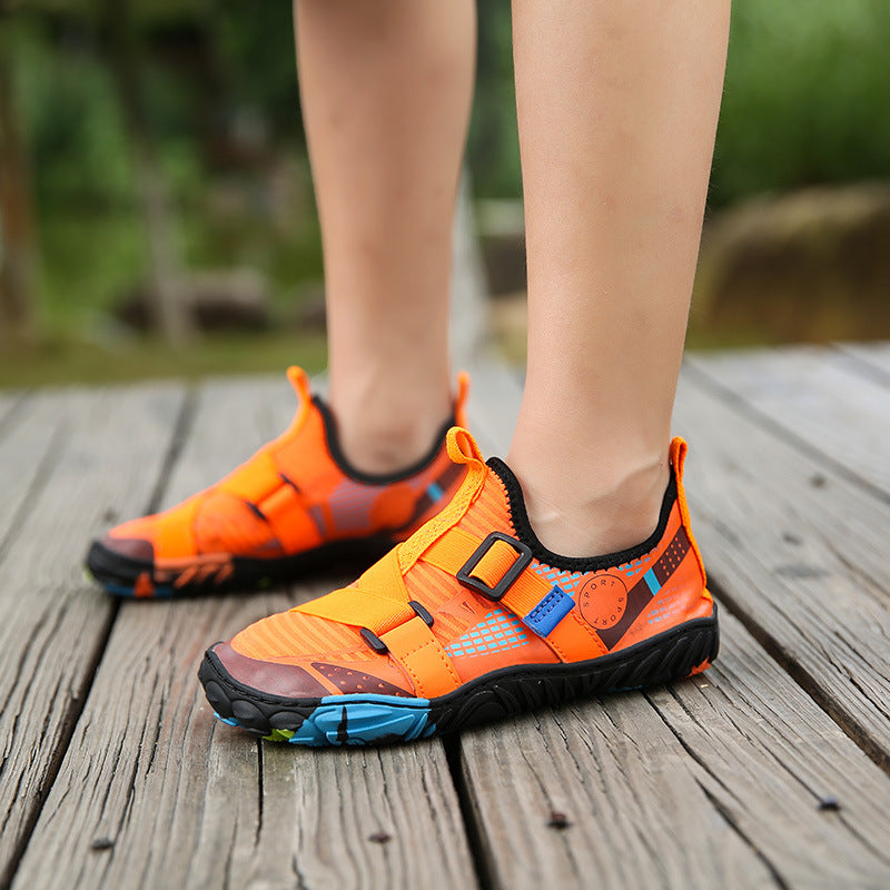 Parent-child river tracing shoes children's beach shoes quick-interference water shoes boys and girls new men and women non-slip water shoes